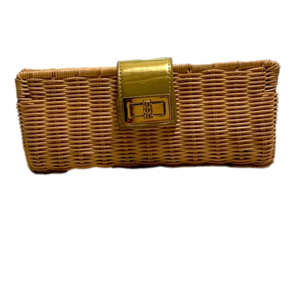 J.Crew wicker clutch